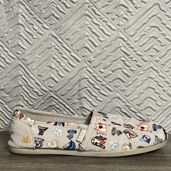 Bobs by Skechers Bobs For Dogs Sz 6 Gray Casual Slip-On Memory Foam Loafer Flats - Picture 5 of 10